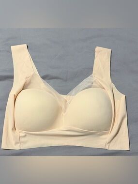 NEW Seamless Padded Nude Beige Bralette - Women Intimates
